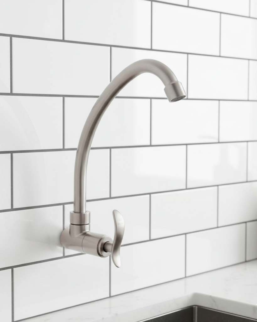 Llave P/Cocina PRS Pico Alto P-04 (Satinado)