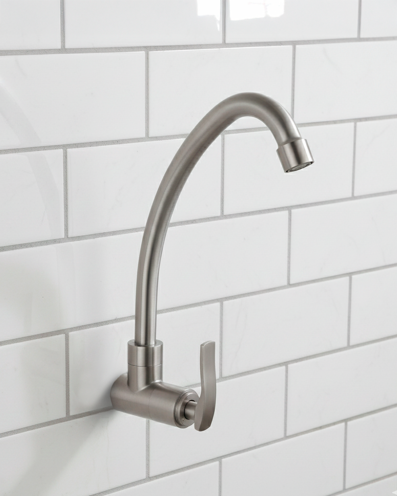 Llave P/Cocina PRS Pico Alto P-05 (Satinado)