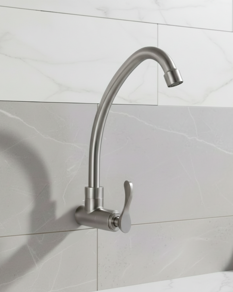 Llave P/Cocina PRS Pico Alto P-07 (Satinado)