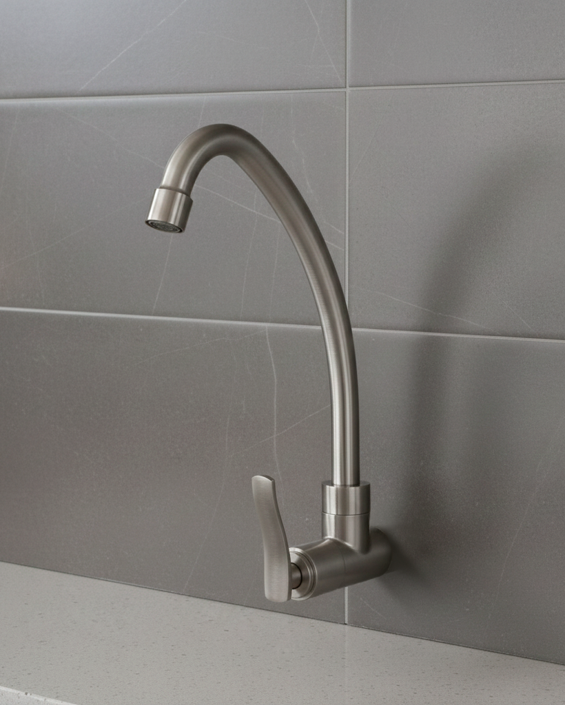 Llave P/Cocina PRS Pico Alto P-08 (Satinado)