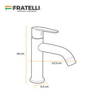Llave Minimalista P/Lavatorio (Bajo) Mgrt 2 (P) - (Satinado)