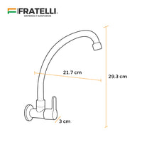 Llave P/Cocina Pared-3061 Cruz New Style - Fratelli