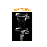 MEZCLADORA DE DUCHA ORBIS BLACK - FRATELLI SIGNATURE