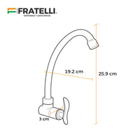 Llave P/Cocina PRS Pico Alto P-04 (Satinado)