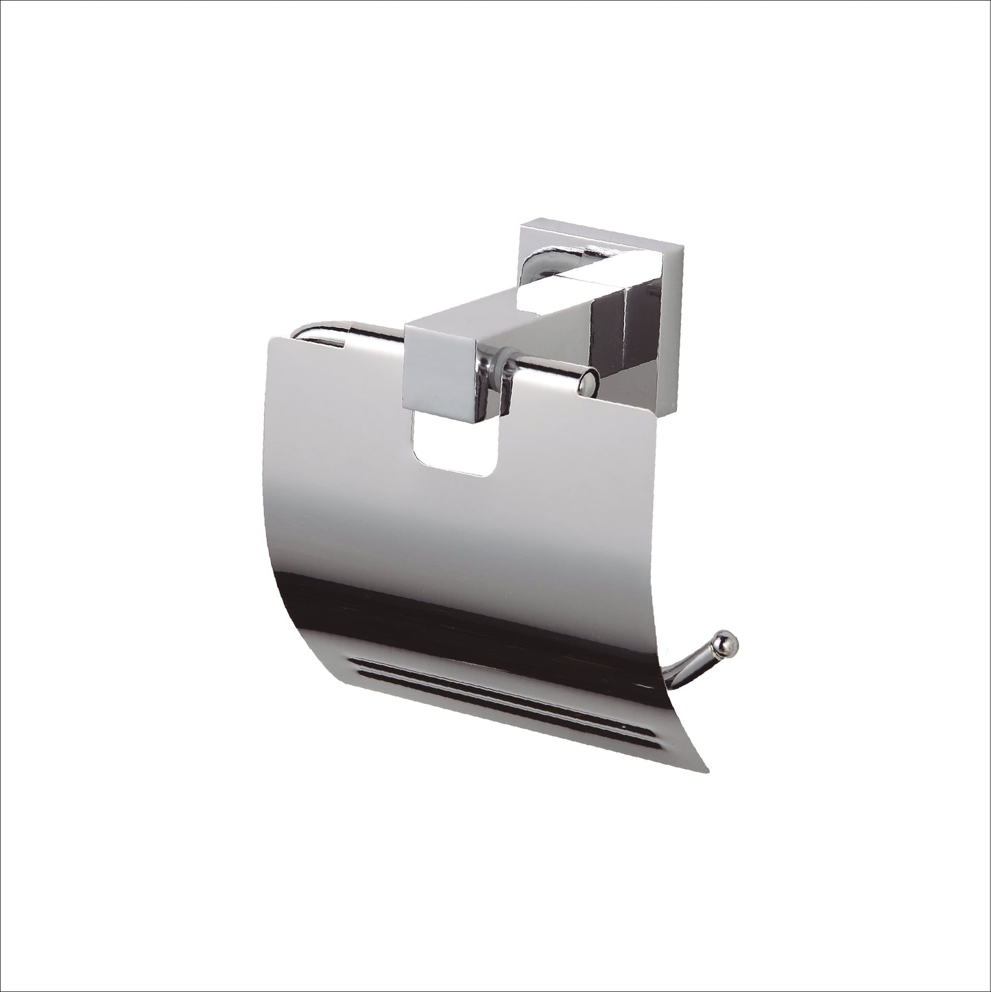 Papelera 52305 Base Cuadrada Minimalista Cromado (CR-P) Fratelli