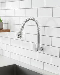 LLAVE P/COCINA A LA PARED RYL C/2 FUNCIONES-CROMADO -FRATELLI