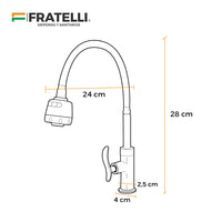Llave P/Cocina SFNA mueble S/M-08 (Satinado)