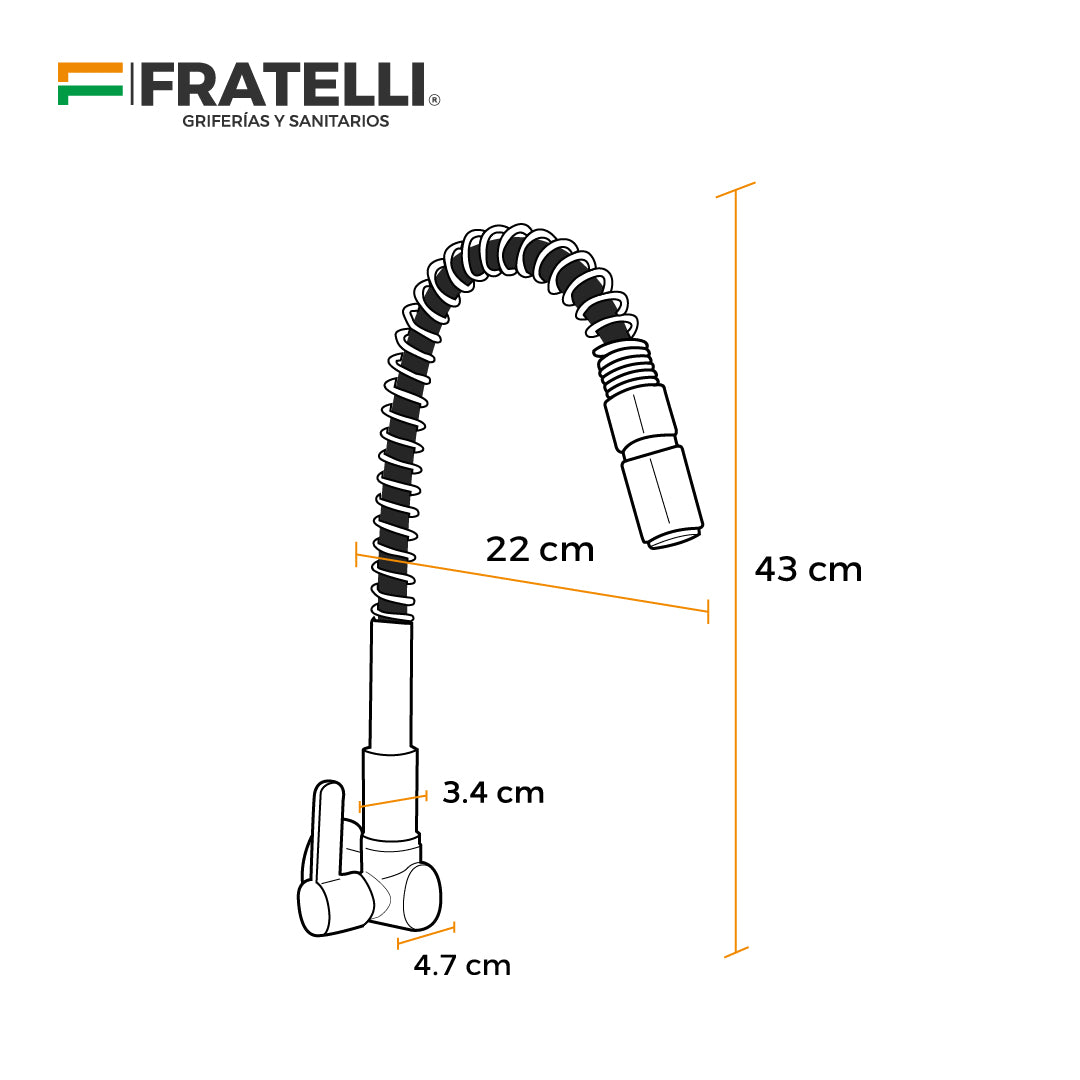 Llave P/Cocina SFNA Plus Pared S/P -BR