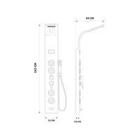 Panel De Ducha Inox Led Satin Gold Sk-8006 - Fratelli