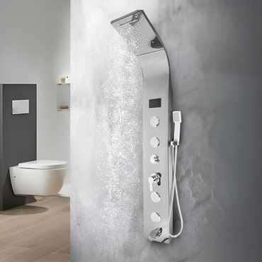 Panel De Ducha Inox Led Cromado Sk-8006 - Fratelli
