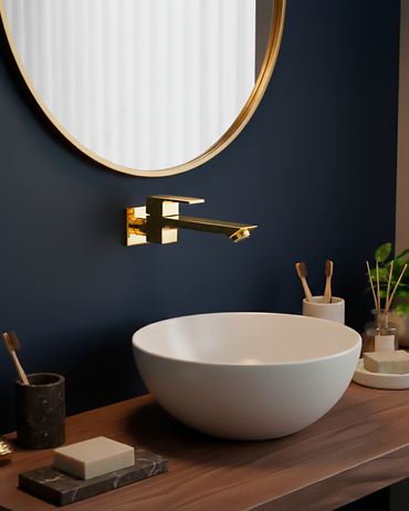 Llave P/ Bowl a la Pared Toronto-1P Gold - Fratelli