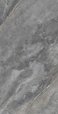 Porcelanato TPEBM157005 Gris Oscuro Marmoleado