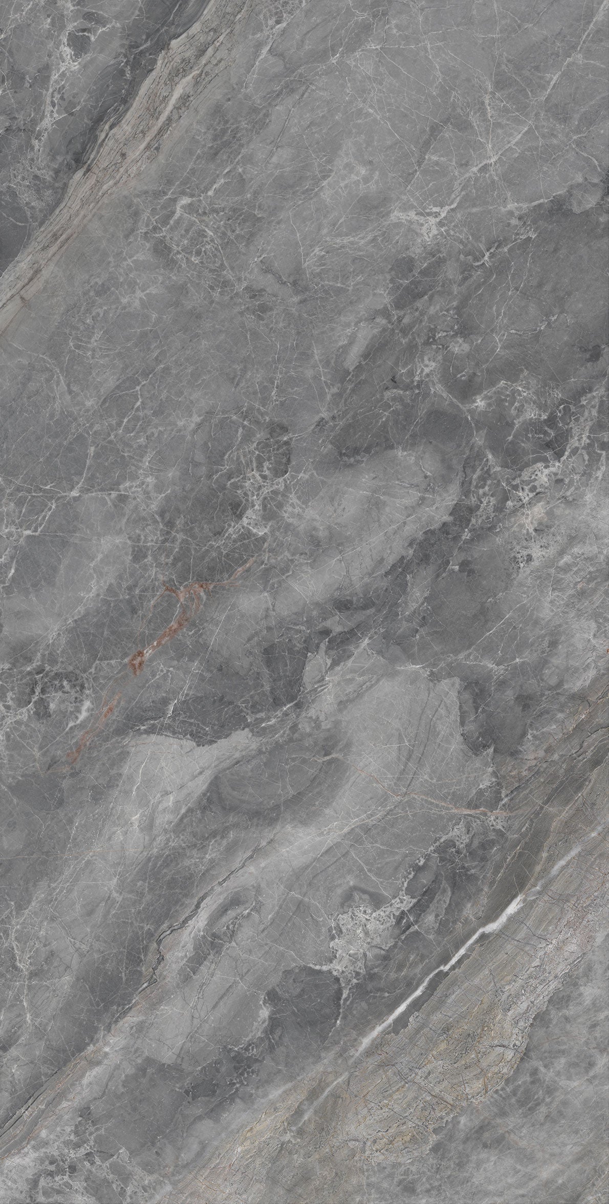 Porcelanato TPEBM157005 Gris Oscuro Marmoleado