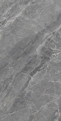 Porcelanato TPEBM157005 Gris Oscuro Marmoleado