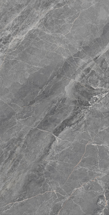 Porcelanato TPEBM157005 Gris Oscuro Marmoleado