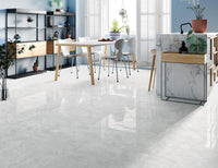 Porcelanato TPJ1890017 Blanco Marmoleado