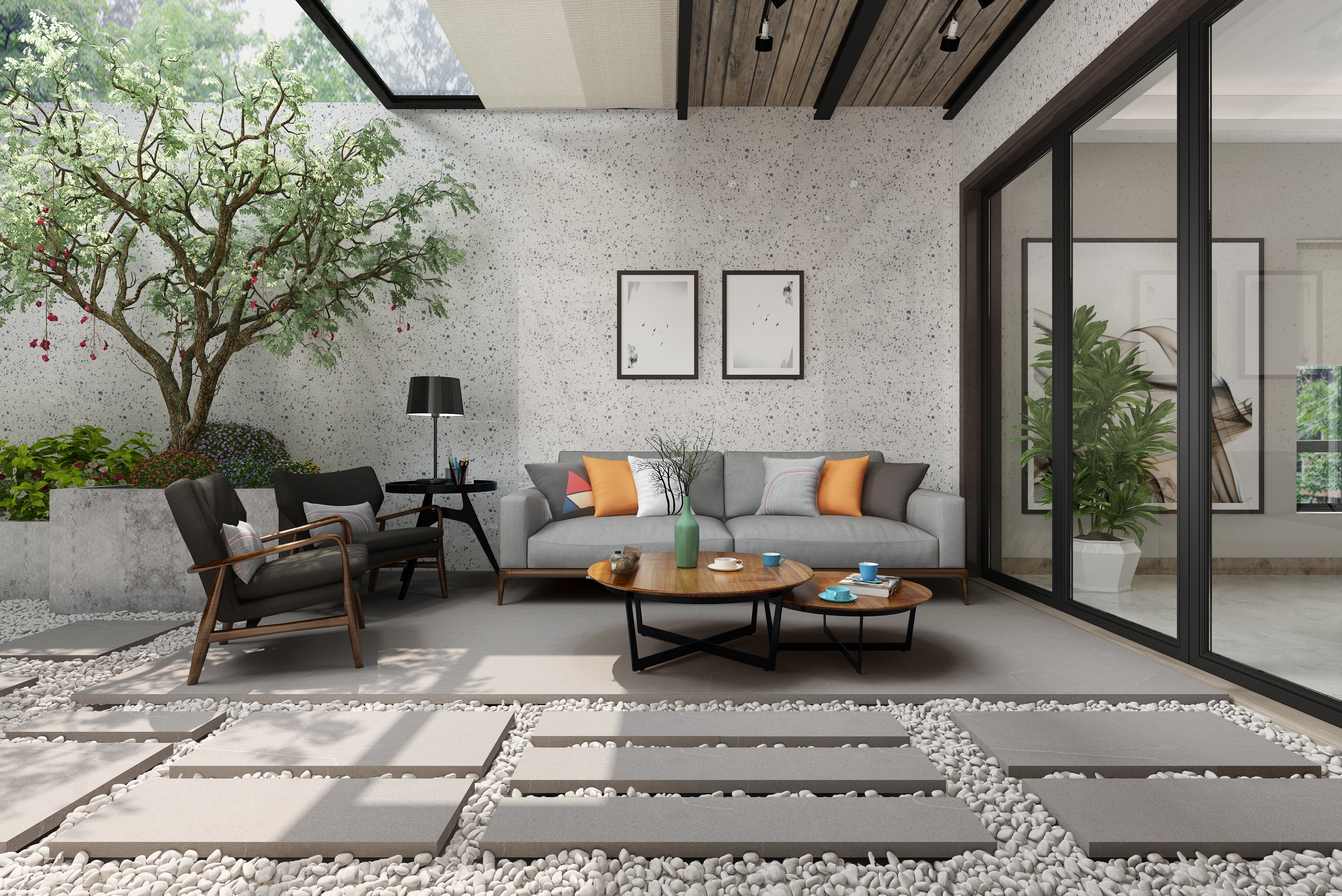 Porcelanato TPVGM26001M Blanco-pigmentos