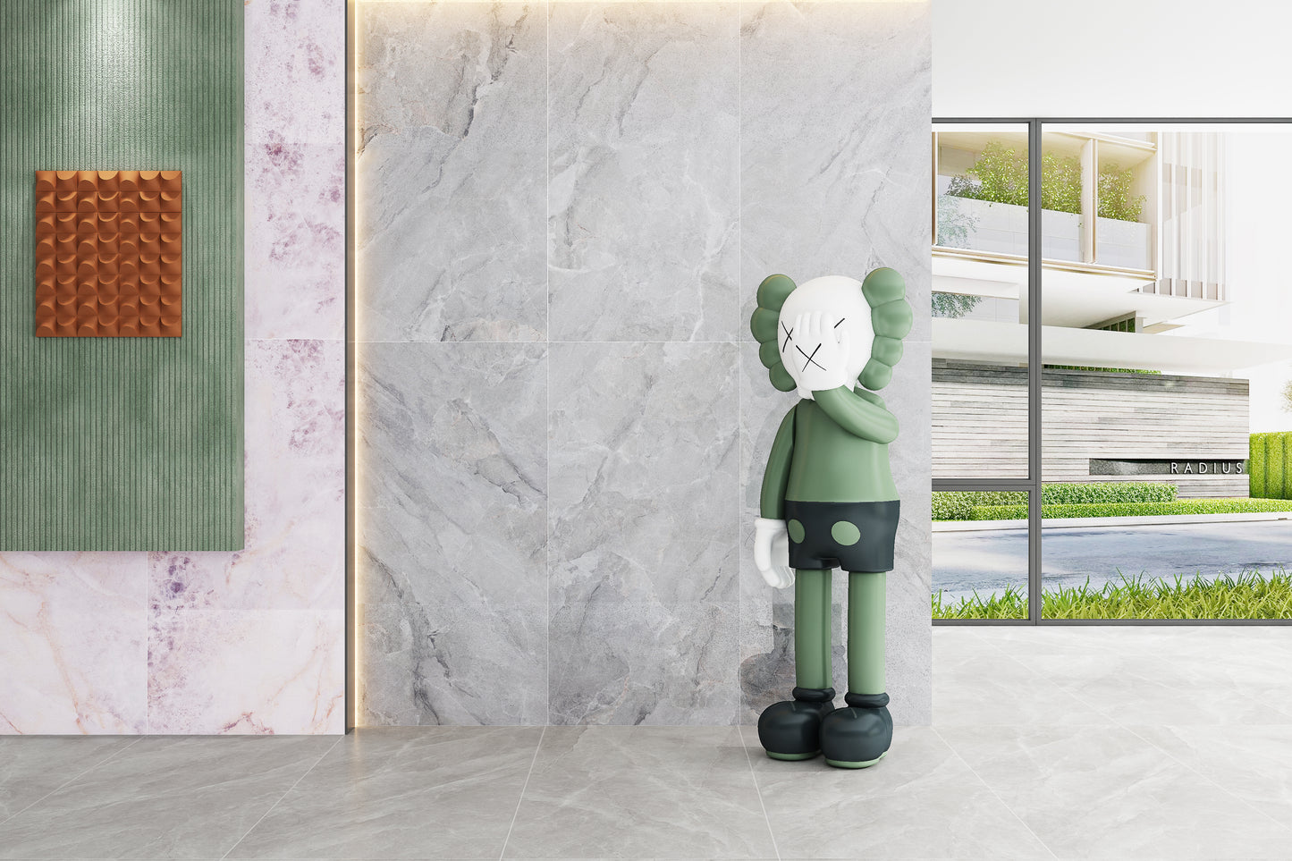 Porcelanato VPEBM157002 Marmoleado Gris