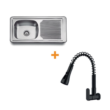 LAVADERO 0010010059 + LLAVE ALBA BLACK – FRATELLI