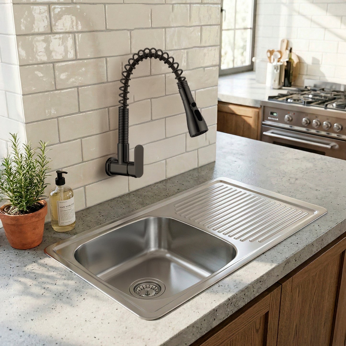 LAVADERO 0010010059 + LLAVE ALBA BLACK – FRATELLI