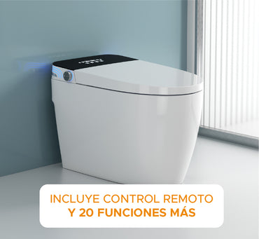 Inodoro inteligente Atlas Pro max  Blanco + Tapa Asiento y Accs 680X400X450 (INCLUYE INSTALACION -LIMA METROPOLITANA) - Fratelli Premium