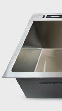Prm-6045S Lavadero Prime De Acero Inox. Satinado C/Acces. 60X45X23Cm - Fratelli