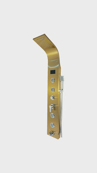 Panel De Ducha Inox Led Satin Gold Sk-8006 - Fratelli