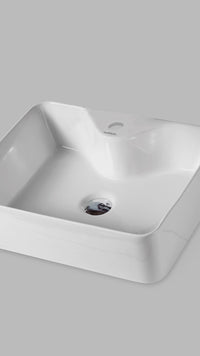Cuenco Loza (526) Mod.Rectángulo Blanco 48X37X13 Fratelli