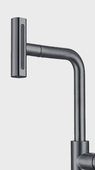 Mezcladora P/Cocina al Mueble Acero Inox. 4 funciones SGP -Gun Grey-Fratelli