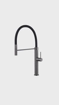 Mezcladora Monoc. P/Cocina Al Mueble Bali-1  Bronce Gun Grey - Fratelli Premium