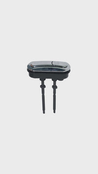 Botón doble pulsador Ovalado para baños Minimalistas - Fratelli