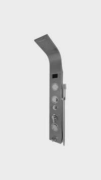 Panel De Ducha Inox Led Gun Grey Sk-8004 - Fratelli