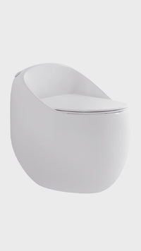 Inodoro One Piece Zeus + Tapa Asiento Y Acces. Ovalado Blanco (660X490X630) - Fratelli Premium