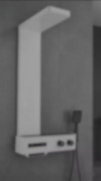 COLUMNA DE DUCHA AMAZONAS BLANCO Y NEGRO - FRATELLI SIGNATURE