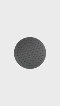 Cabeza D/Ducha Redonda 6" Acero 304 C/Brazo De 40 Cm Black - Fratelli