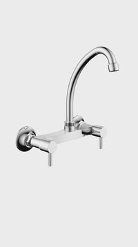 Mezcladora P/Cocina 8" Pared Tip.Ganzo -3012- New Style- Aleta2  Fratelli