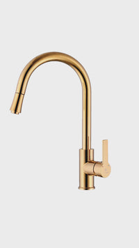 Mezcladora Monoc. P/Cocina Al Mueble Maui-1  Bronce Gold - Fratelli Premium