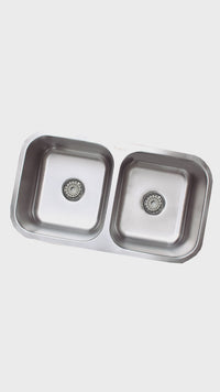 Lavadero Stainless Pesado Doble Poza P/Marmol Ft 82X46 - Fratelli -  (Nuevo)