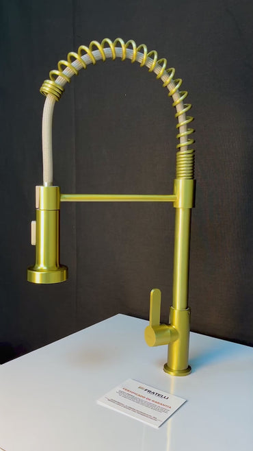 Llave P/Cocina al Mueble GBRA-6 SS 304 -Satin Gold-Fratelli