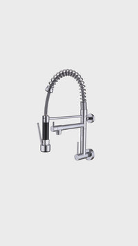Llave P/Cocina Pared Navarra-2  Bronce Cromado - Fratelli Premium
