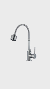 Mezcladora P/Cocina al Mueble Acero Inox. VL -Cromado-Fratelli