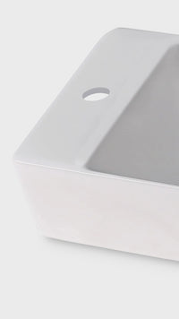 Bowl Loza (234) Mod. Cuadrado Blanco 38X22X10 Fratelli