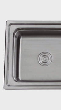 Lavadero Stainless Ft - 100X50D - Fratelli -