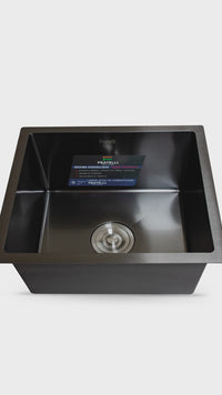 Lavadero P/ Marmol 50X44X23Cm Nano Black Infinity Premium - Fratelli