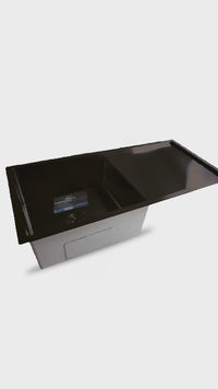 Lavadero P/ Marmol 100X50X23Cm Nano Black Infinity Premium - Fratelli