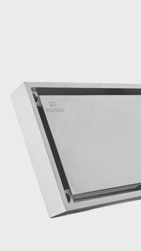 Sumidero Reversible Satinado -304 Sus 8"- Fratelli Premium