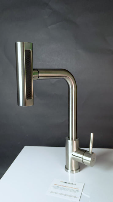 Mezcladora P/Cocina al Mueble Acero Inox. 4 funciones SGP -Cromado-Fratelli