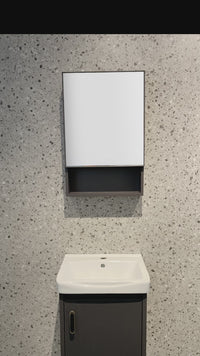 Mueble De Baño + Espejo De Aluminio Kq706-43 - Fratelli