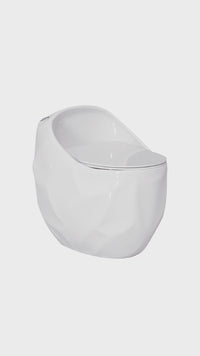 Inodoro One Piece Rocoso Gaia + Tapa Asiento Y Acces. Ovalado Blanco (650X480X630) - Fratelli Premium