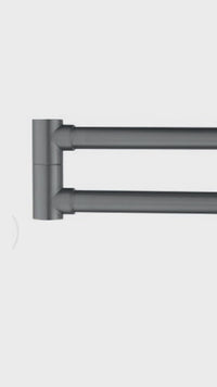 Mezcladora Articulada. P/Cocina Pared Athina Bronce Gun Grey- Fratelli Premium